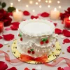 Cherry Kiss Valentine Cake