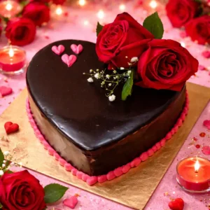 Keki the cake corner chocolate heart cake (2)