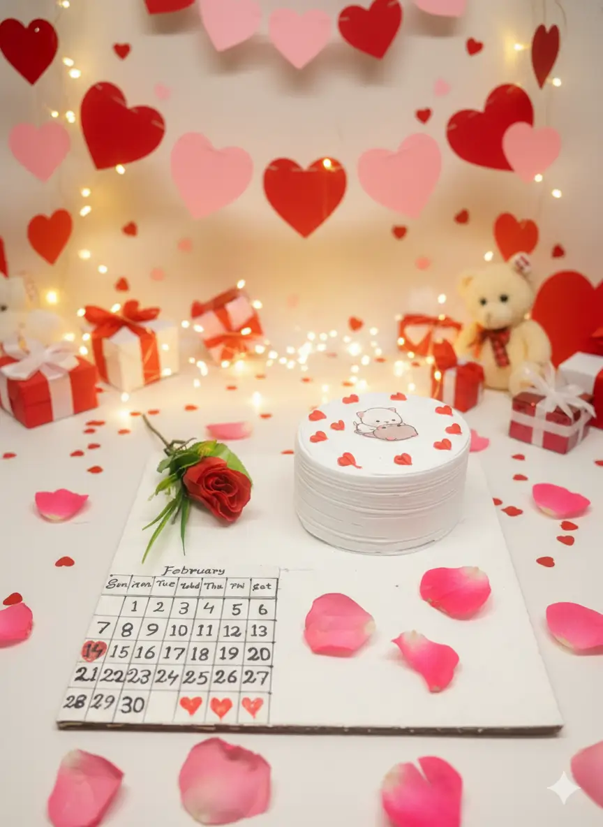 keki the cake cornerLove Marked on the Calendar Cake (2) Love Marked on the Calendar Cake