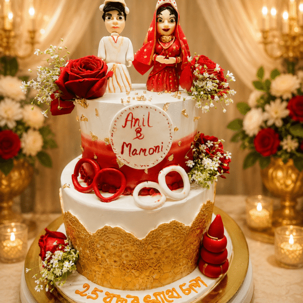 25th Anniversary Special Cake