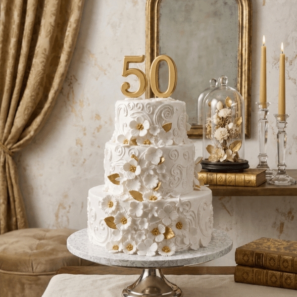50th Anniversary Special Cake