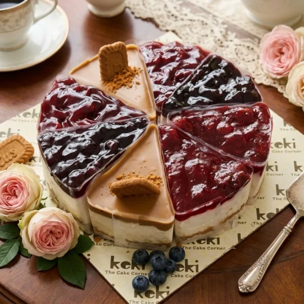 Assorted Cheesecake Box: (4 /8 PCs of different Flavour)