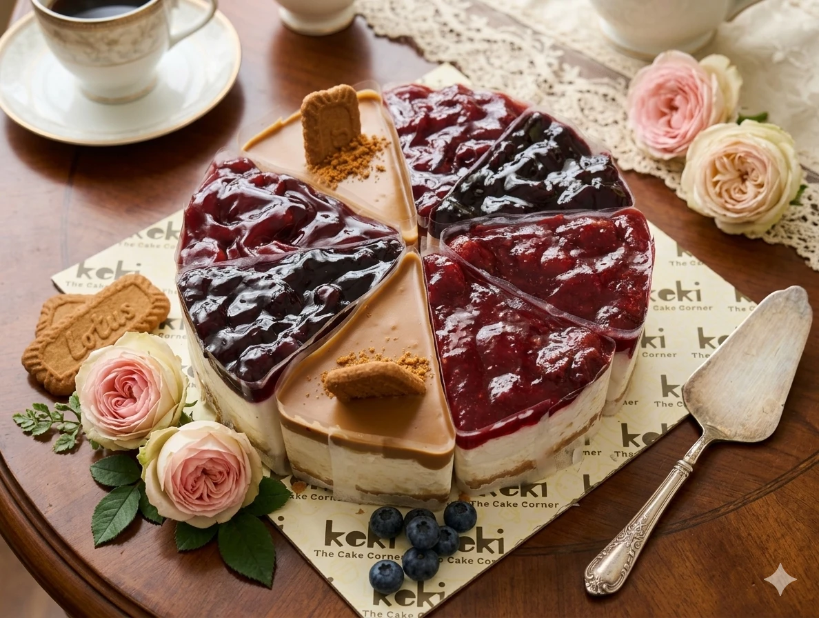 Assorted Cheesecake Box Assorted Cheesecake Box: (4 /8 PCs of different Flavour)