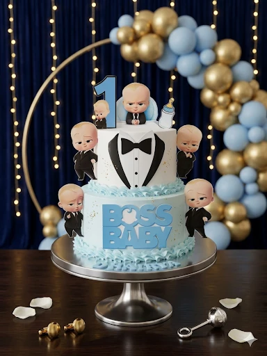 Boss Baby Theme Cake