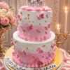 Butterfly tier Cake