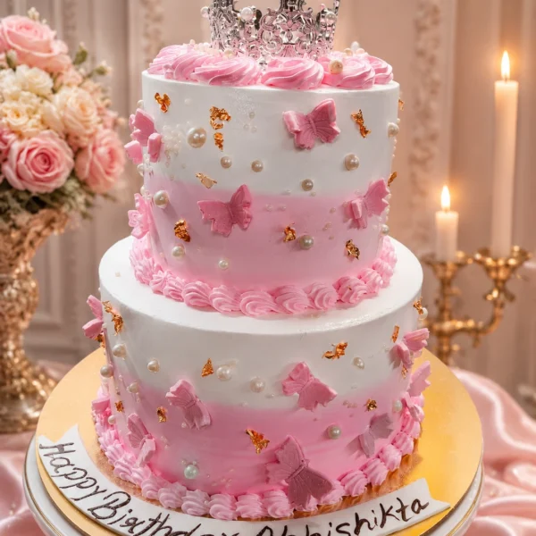 Butterfly tier Cake