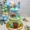 Cocomelon theme cake