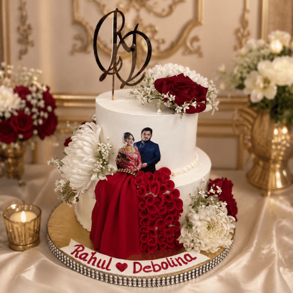 Flower & Petal tier Cake