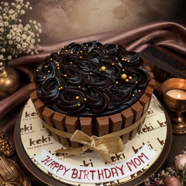 Chocolate KitKat Crunch Celebration Cake