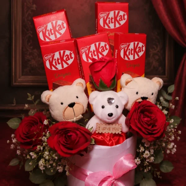 Kitkat Teddy Bouquet_KEKI