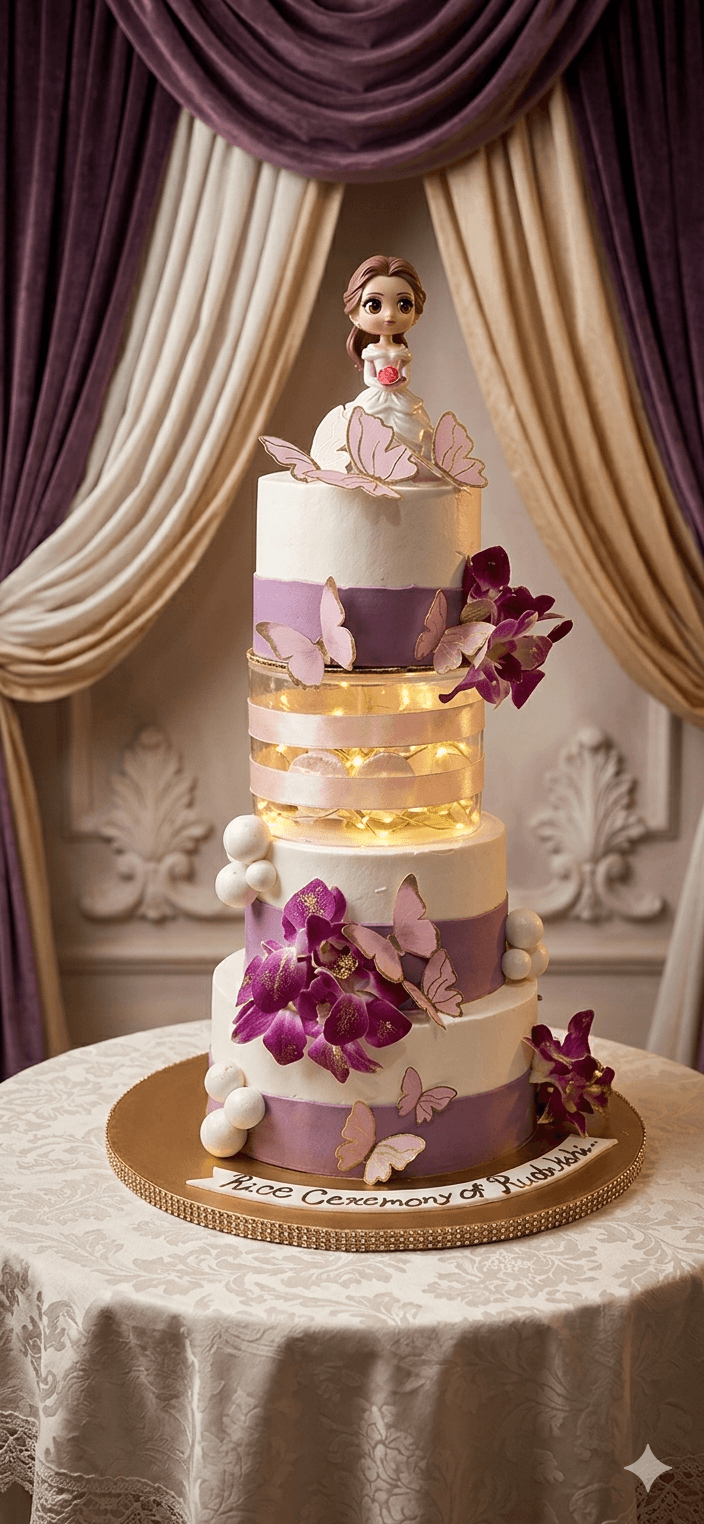 Luxe First Tooth Celebration Cake Pic 2