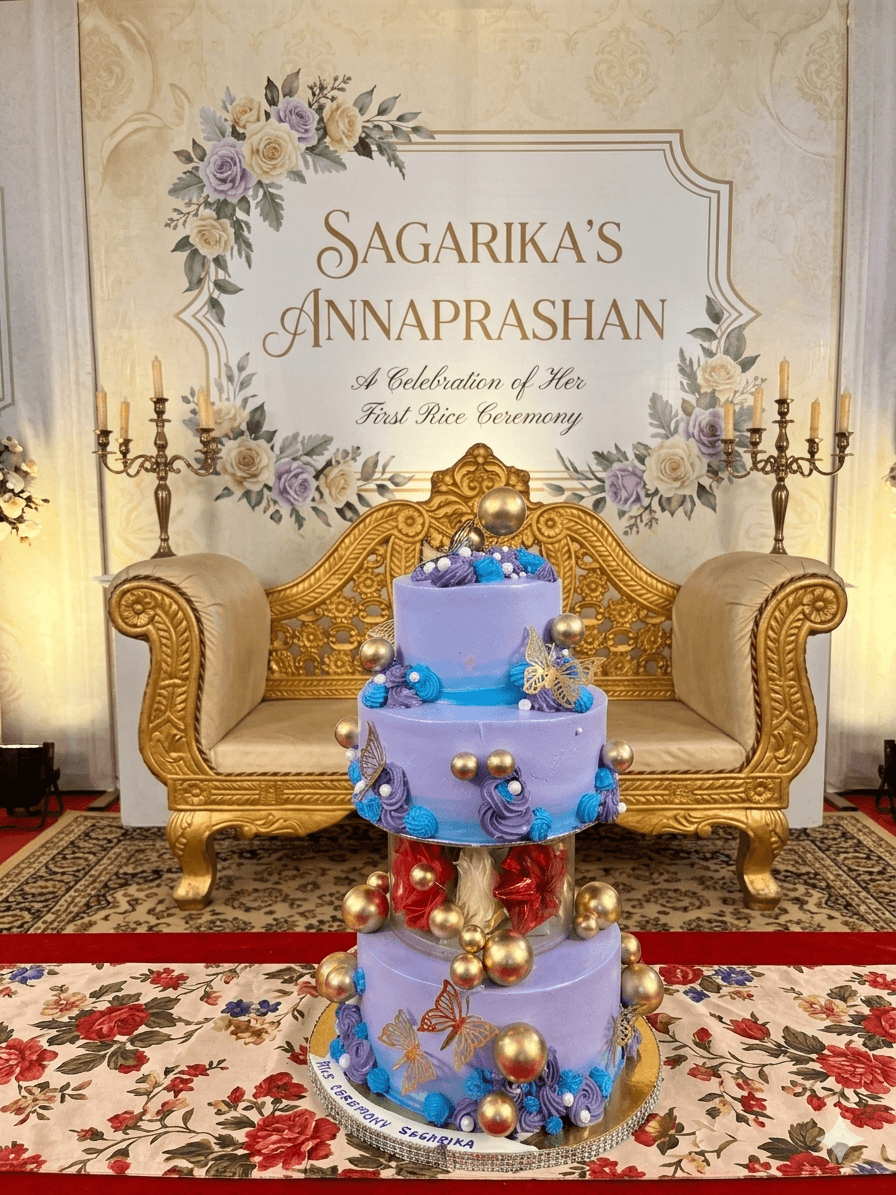 Luxe First Tooth Celebration Cake Pic 4