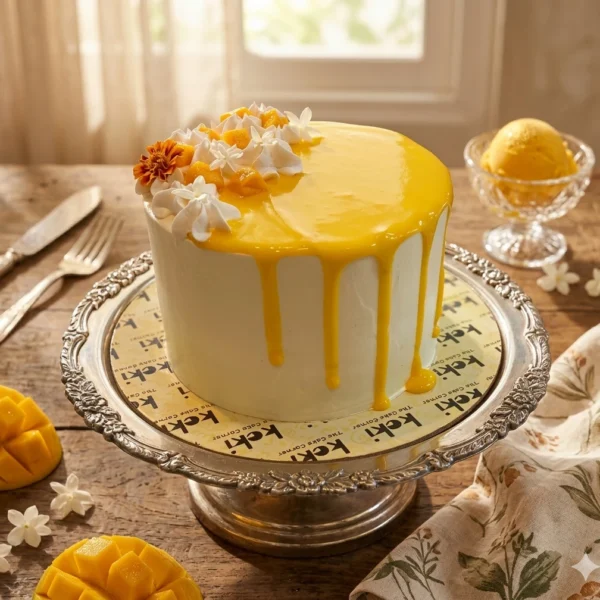 Tropical Mango Chiffon Delight Cake