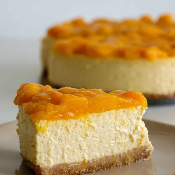 Mango Cheese Cake Slice