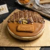Nutella & Biscoff Dual-Baked Cheesecake