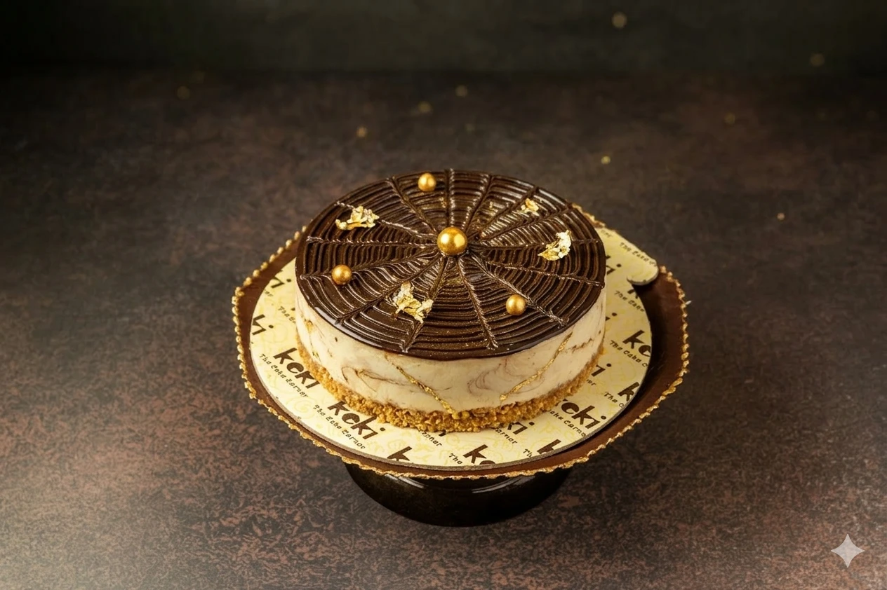 Nutella Ch cake 500 gms_Keki Gourmet Chocolate Hazelnut Baked Cheesecake
