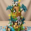 Premium Fondant Jungle theme cake