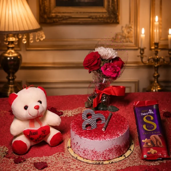 Premium Red Velvet Hamper