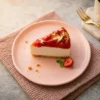 Strawberry Baked Cheesecake Slice