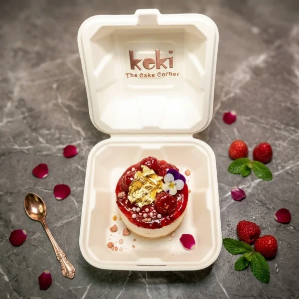 Strawberry Baked Cheesecake Bento Box