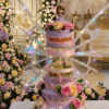Theme based rice ceremony cake