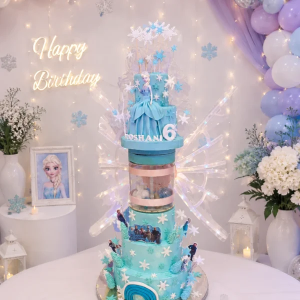 i)Kinetic Wings Cake Frozen theme