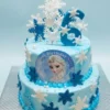 Frozen theme tier cake