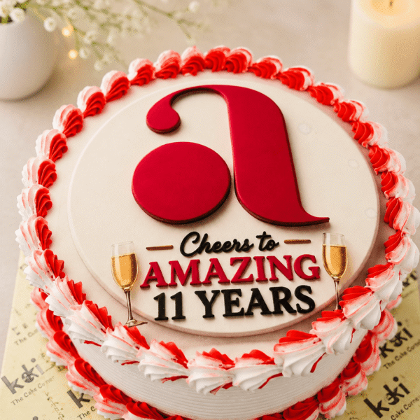 Business Milestone Cake