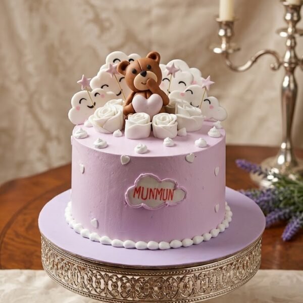 Little Teddy Rice Ceremony Cake