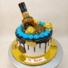 Luxe Bottle Celebration Cake
