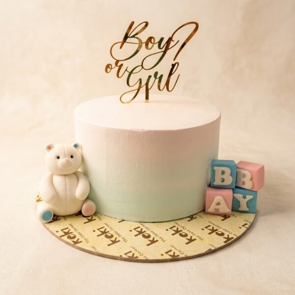 Teddy Bear Baby Shower Cake