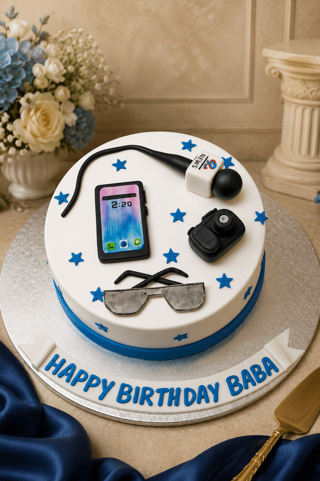 Work holic theme cake Pic 1 Work holic theme cake